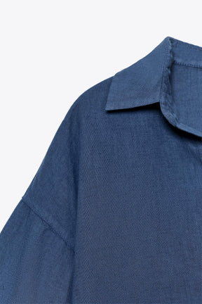 LINEN BLEND SHIRT