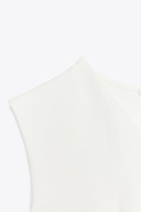 Sleeveless Peplum Top