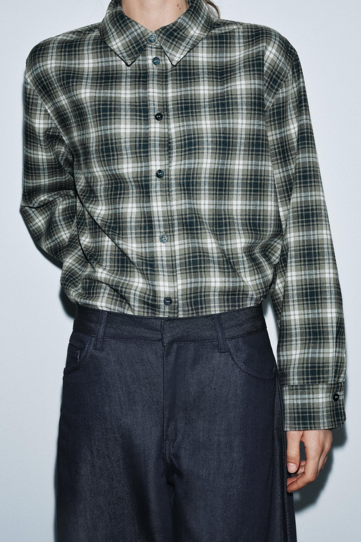 Oversized Check Shirt
