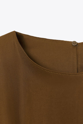 ZW COLLECTION PLEATED MIDI DRESS - Image 7