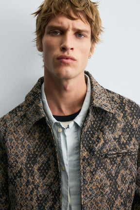 JACQUARD TEXTURED JACKET - Image 6