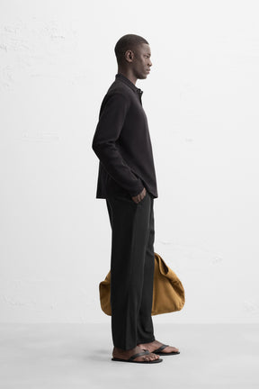 RELAXED FIT FLOWING TROUSERS - Image 4