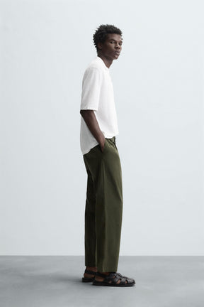 LIGHTWEIGHT RELAXED FIT TROUSERS - Image 4