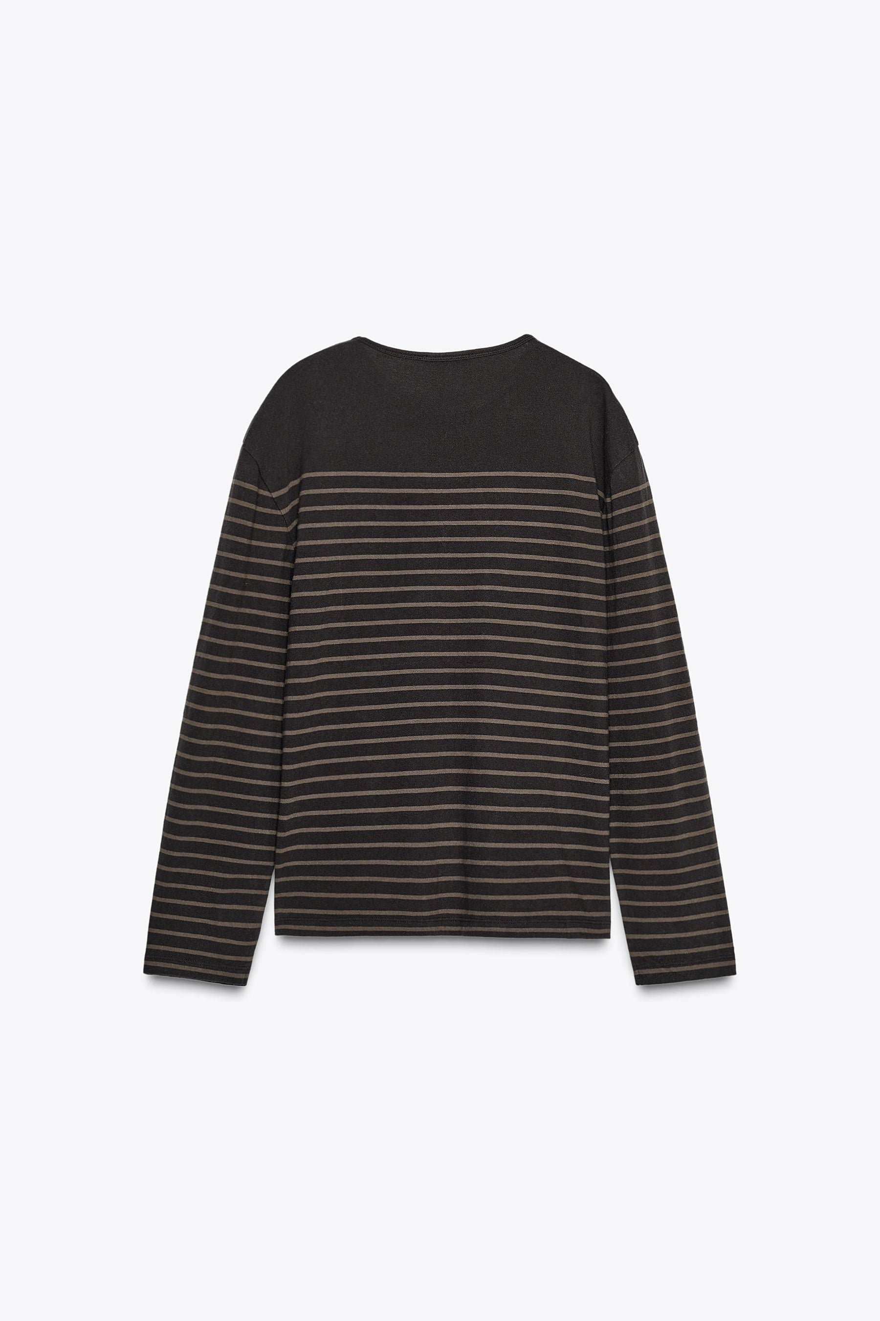 STRIPED LONG-SLEEVE SHIRT