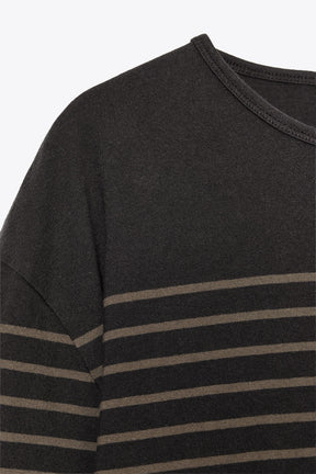 STRIPED LONG-SLEEVE SHIRT