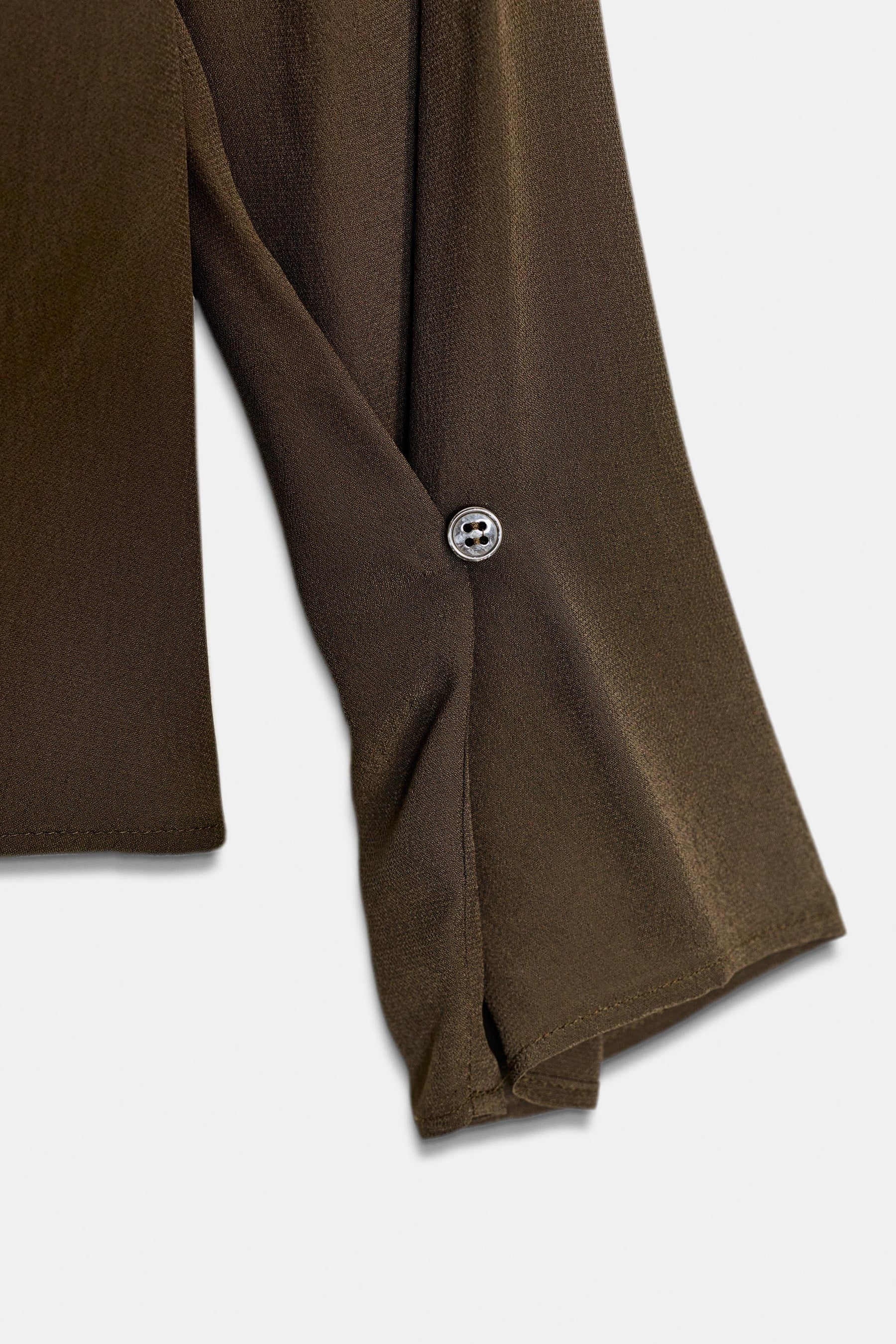 Draped Flowing Blouse