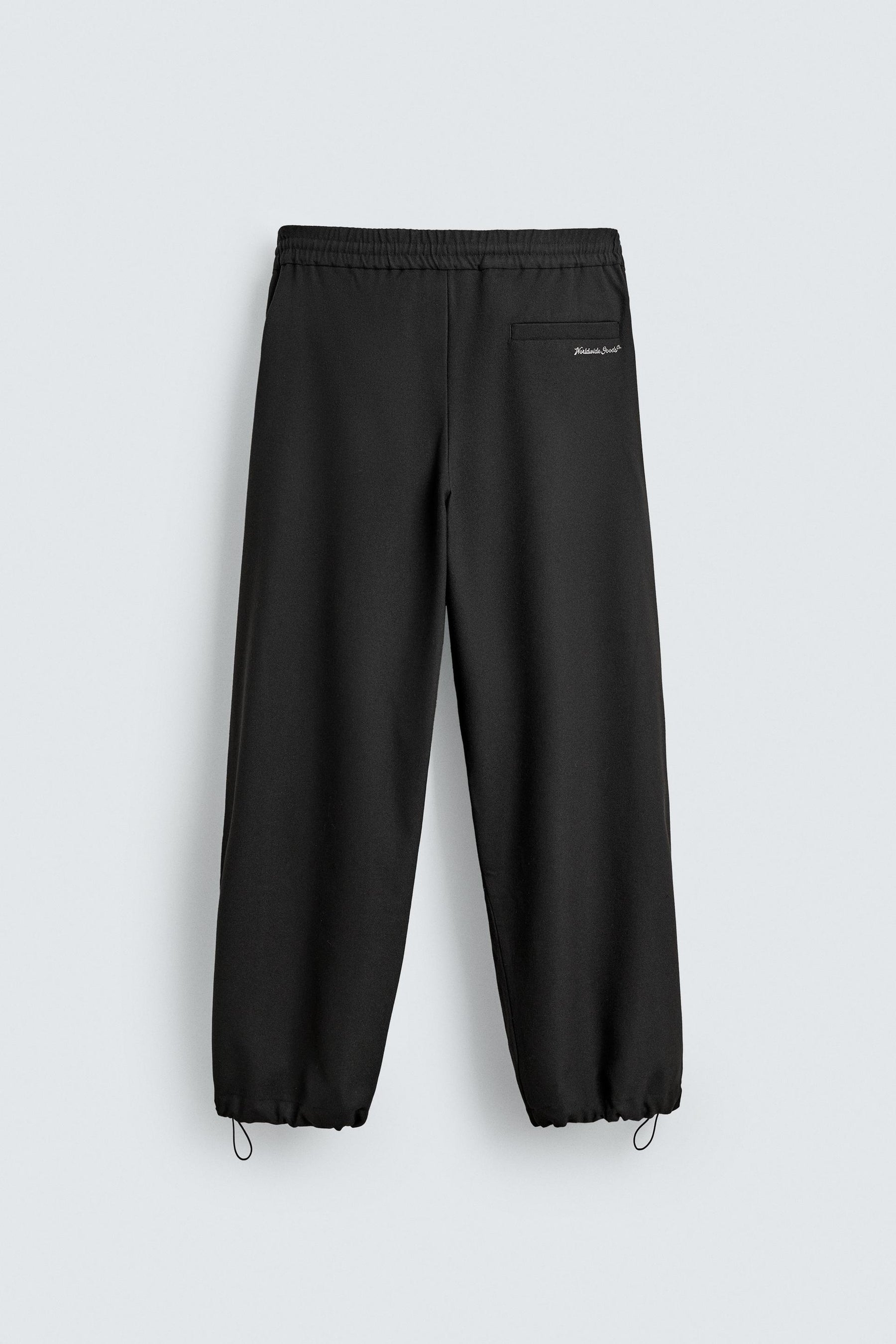 TEXTURED RELAXED FIT TROUSERS - Image 8