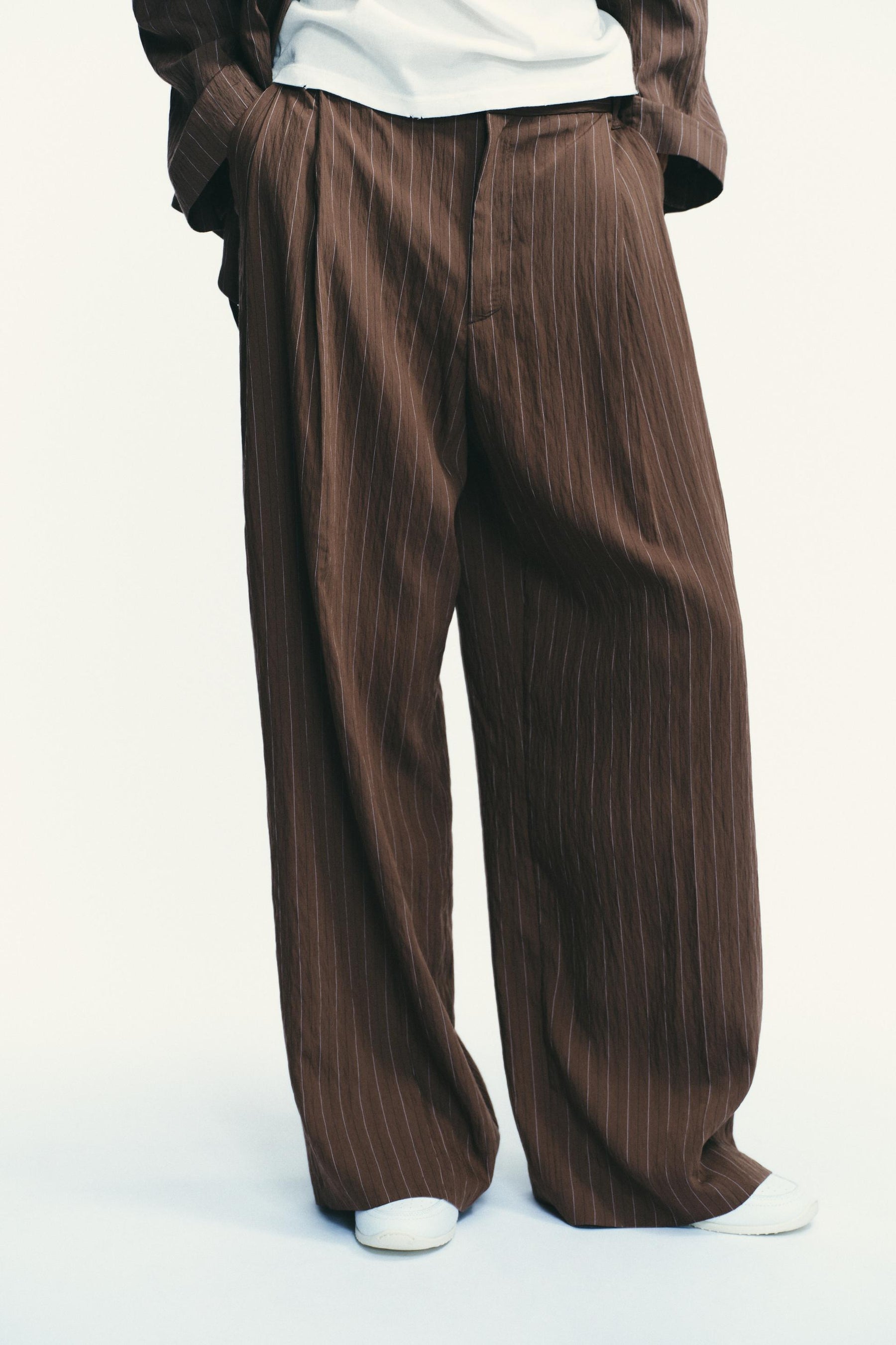 DOUBLE PLEAT TROUSERS