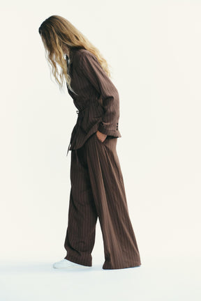 DOUBLE PLEAT TROUSERS