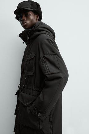 WATER-REPELLENT PADDED TECHNICAL PARKA - Image 5