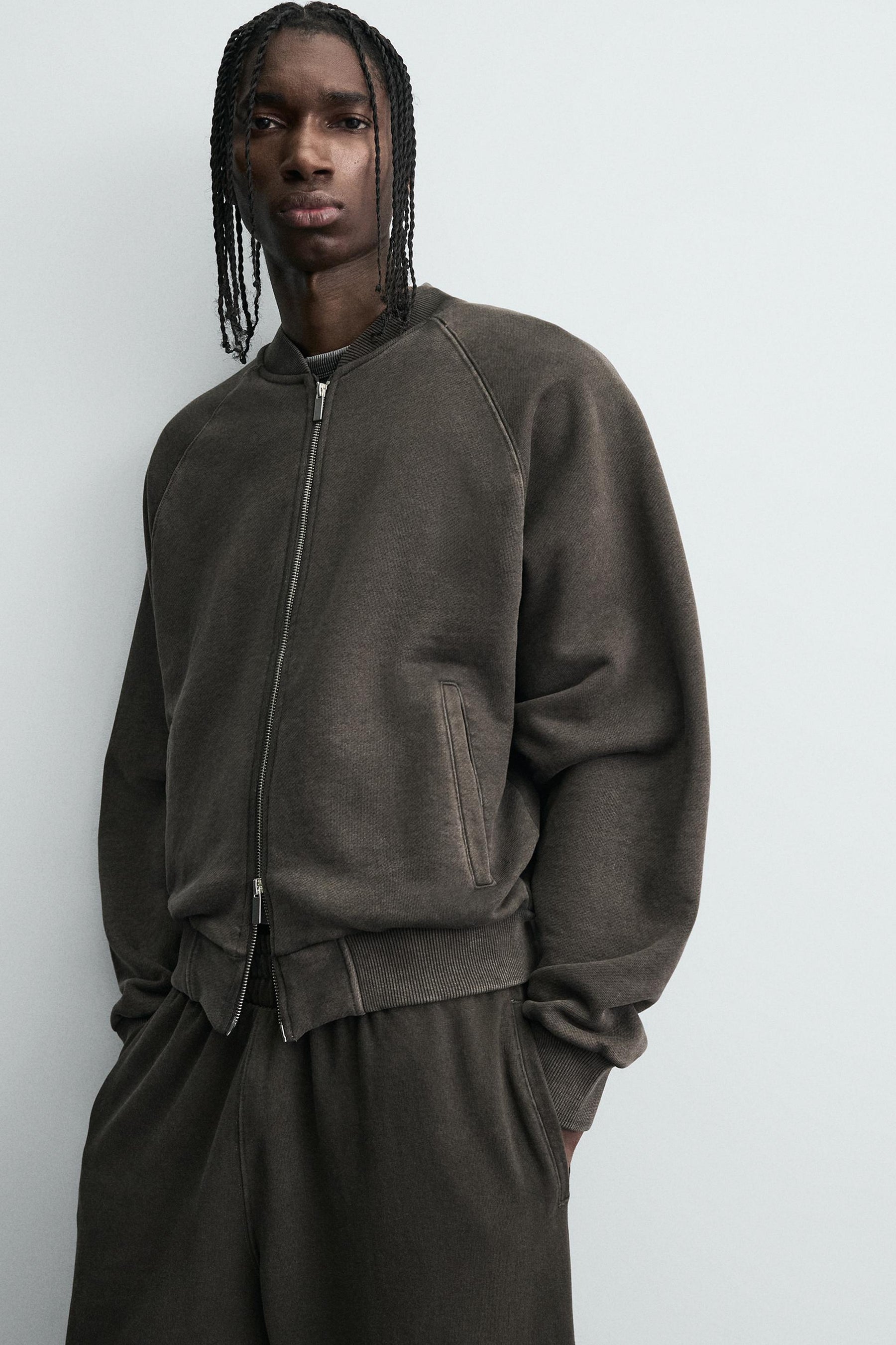 WASHED BOMBER JACKET - Image 6