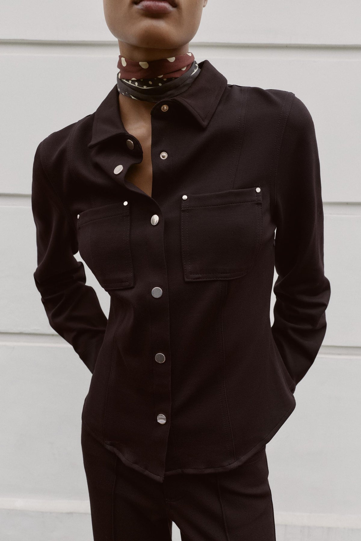 Tailored Crepe Shirt