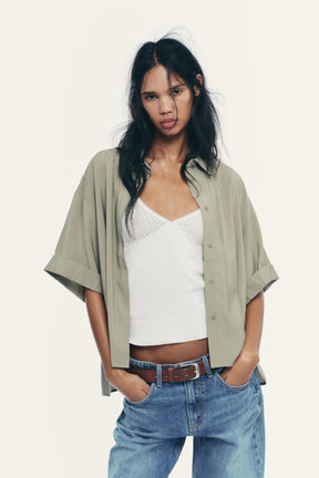 Flowing Short Sleeve Shirt