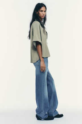 Flowing Short Sleeve Shirt