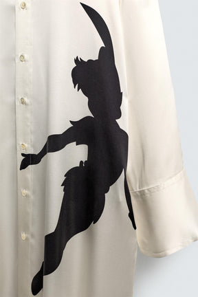 Silk Peter Pan Print