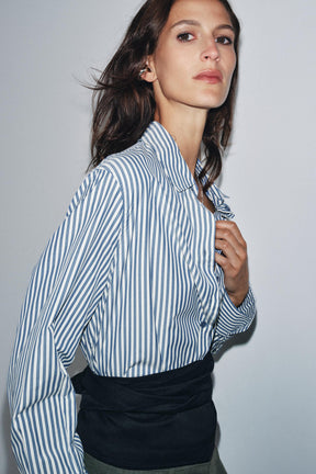 Striped Flowing Shirt
