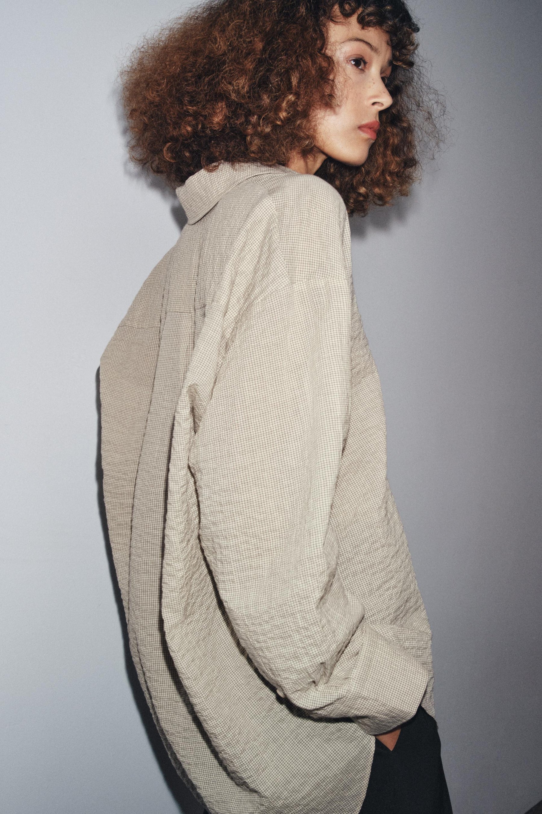 OVERSIZE TEXTURED SHIRT