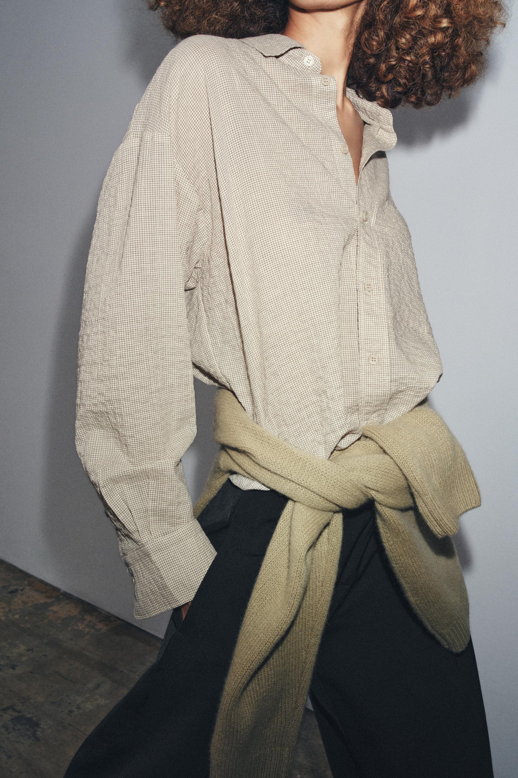 OVERSIZE TEXTURED SHIRT