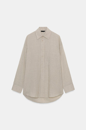 OVERSIZE TEXTURED SHIRT