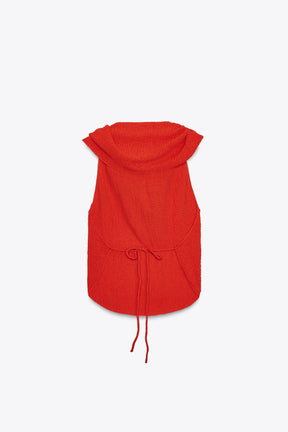 Textured Layered Fashion Top