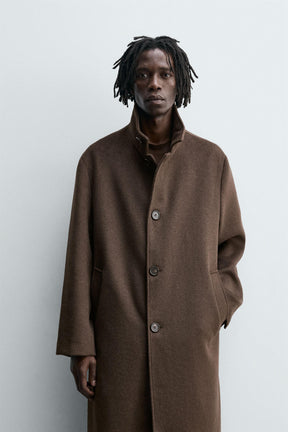 TEXTURED WOOL COAT - Image 2