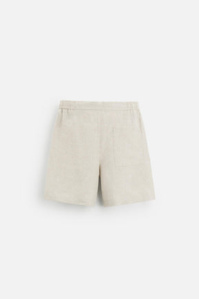 100% LINEN BERMUDA SHORTS - Image 7