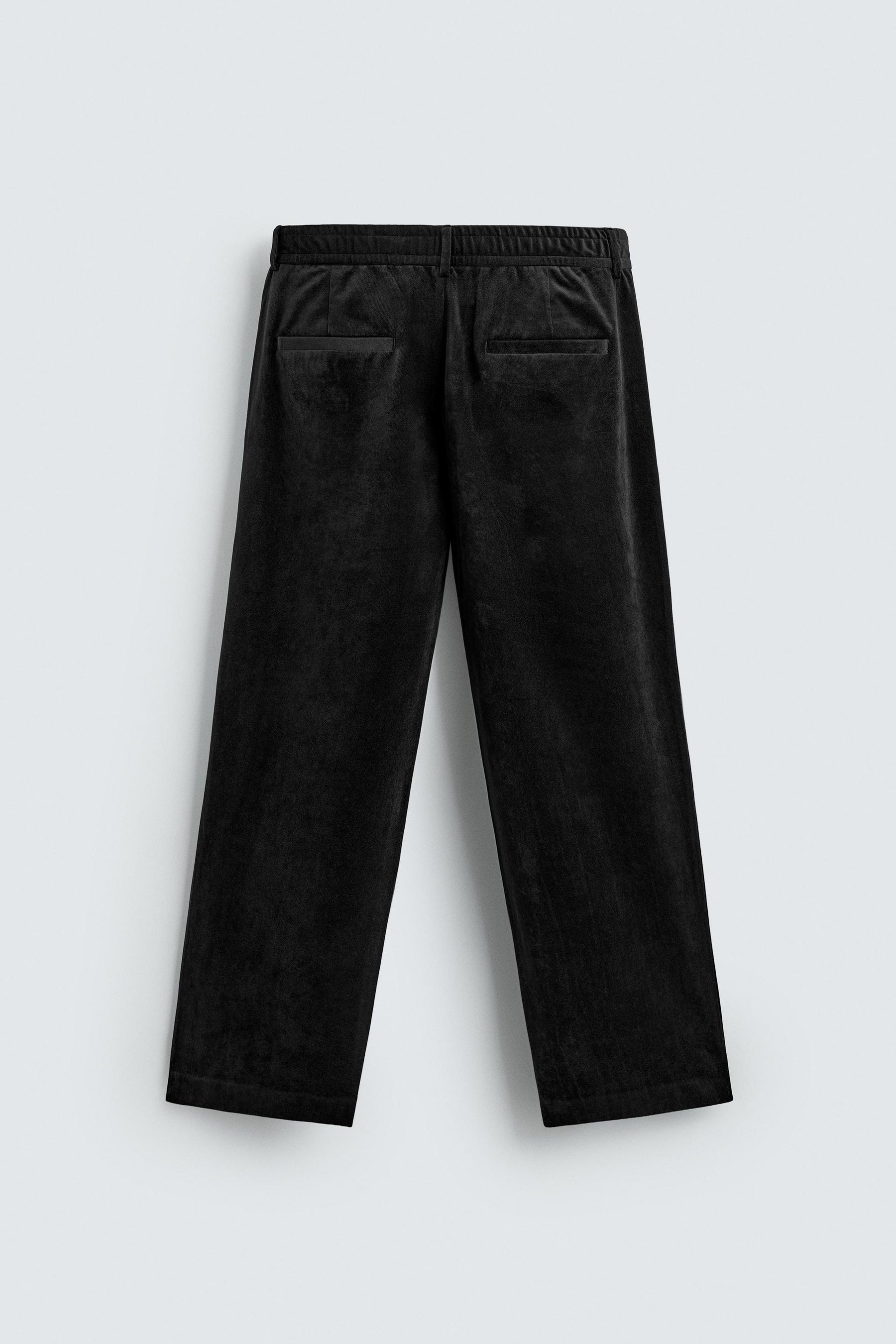 TEXTURED VELVET TROUSERS - Image 7