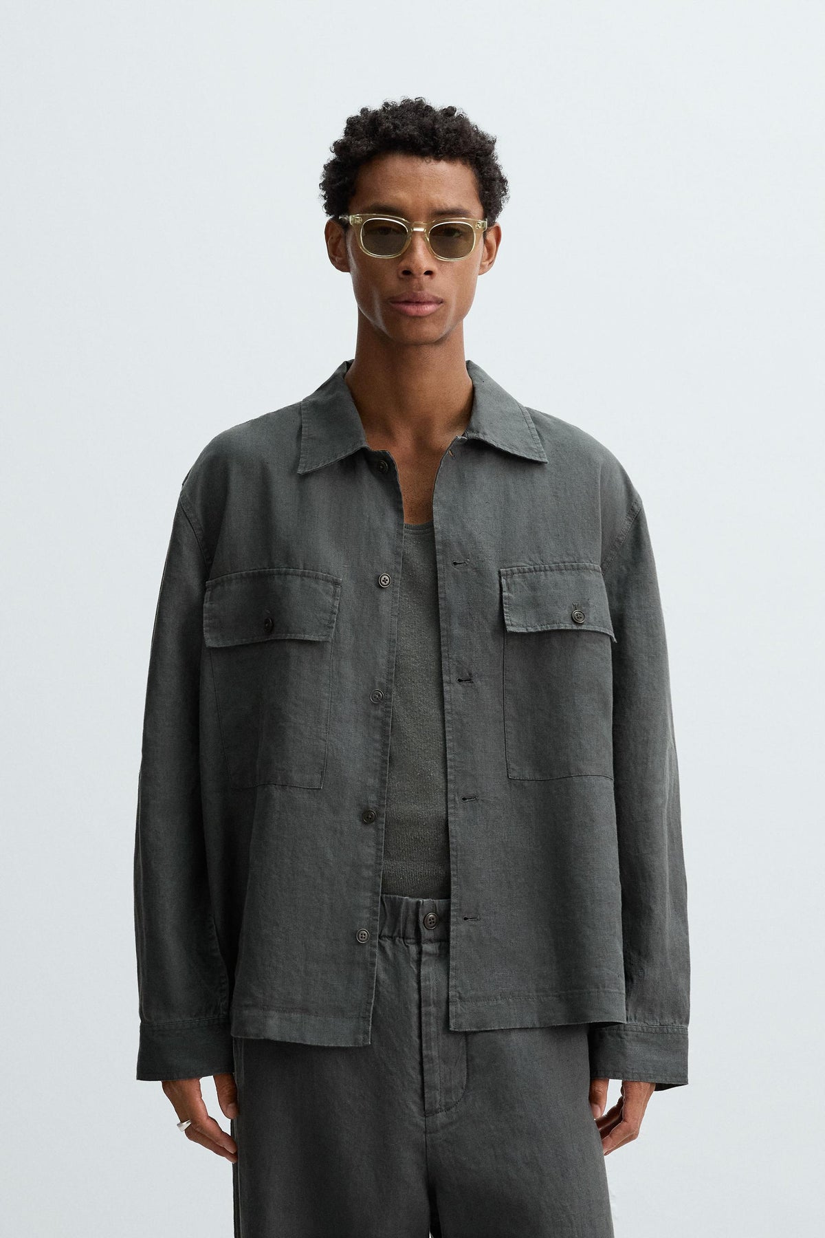 RELAXED FIT 100% HEMP OVERSHIRT - Image 2