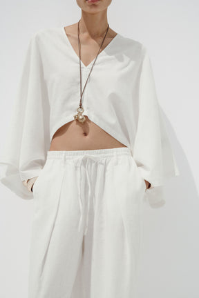 Asymmetric Kimono Cape