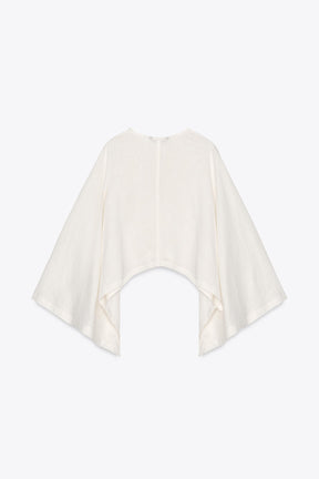Asymmetric Kimono Cape