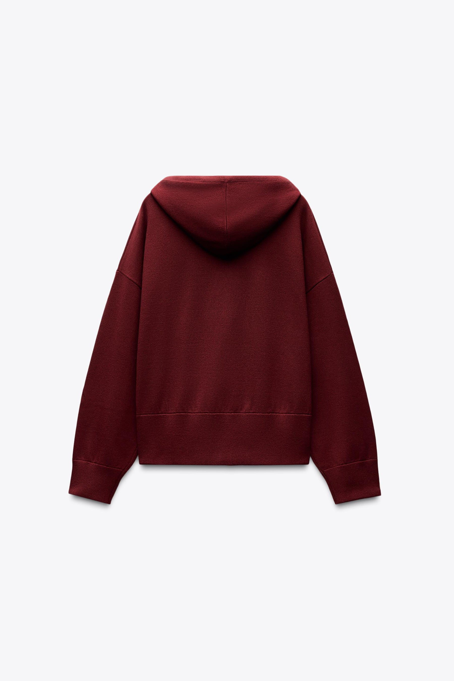 Knitted Hooded Sweater