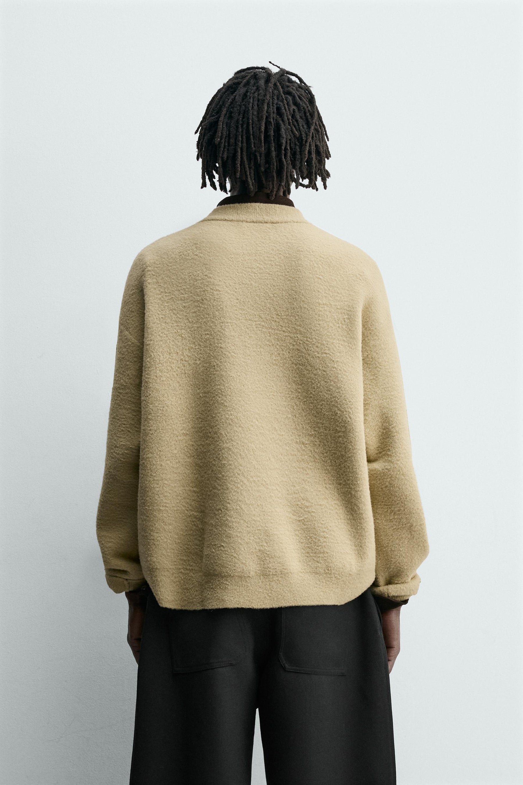 RELAXED FIT TEXTURED JUMPER - Image 3
