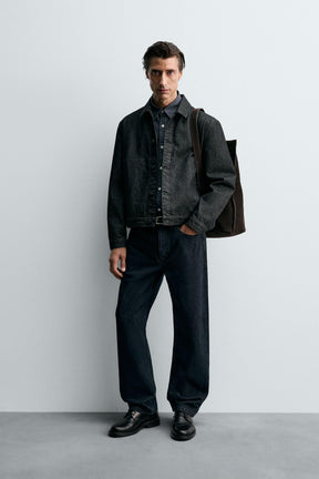 REGULAR FIT DENIM JACKET - Image 1