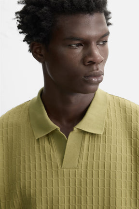 TEXTURED POLO SHIRT - Image 5