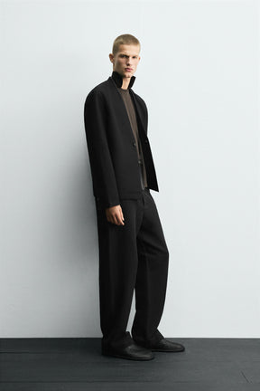 COTTON/LINEN SUIT TROUSERS - Image 4