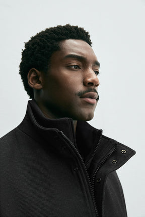 COAT WITH DETACHABLE COLLAR - Image 5