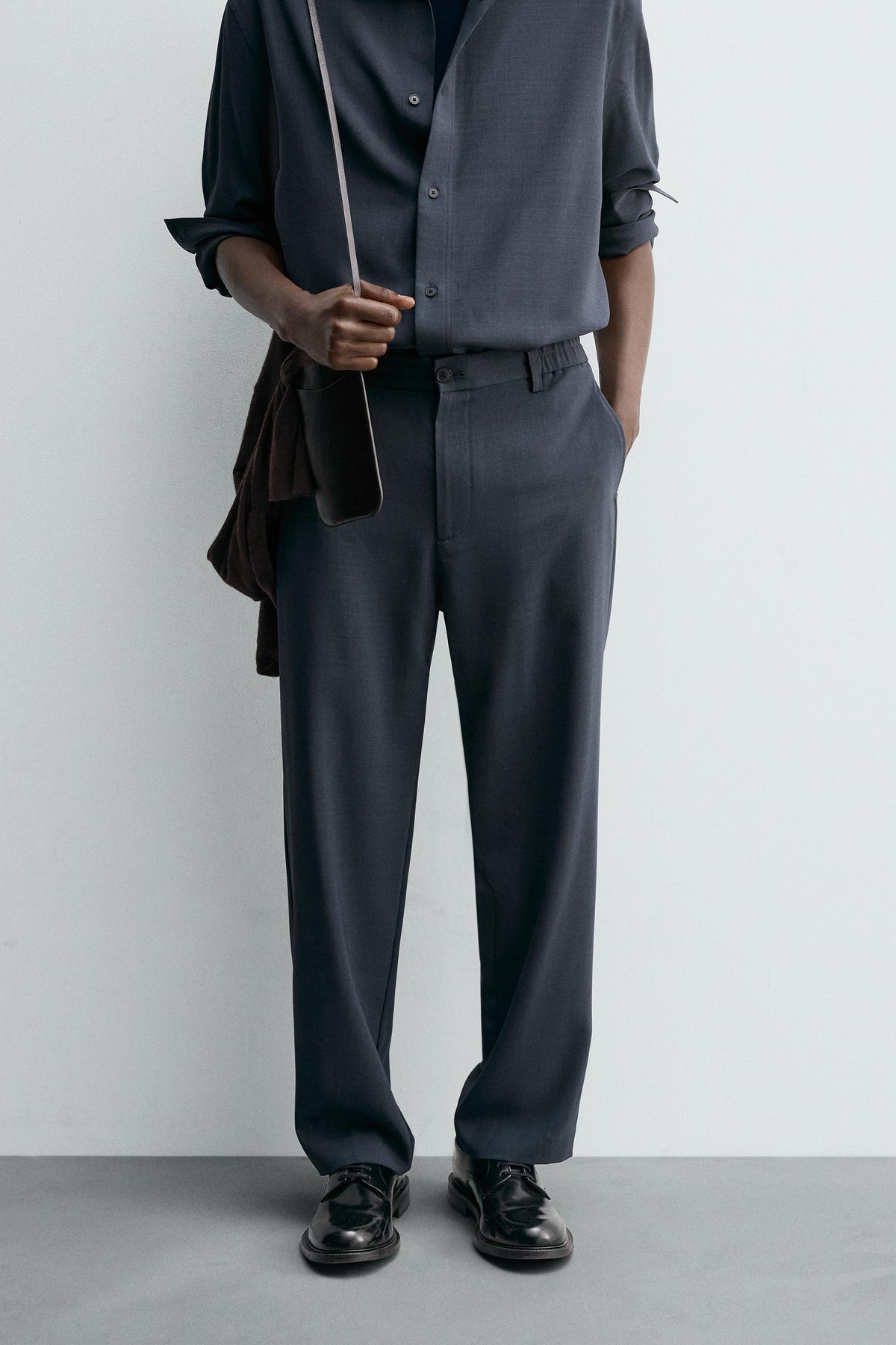 RELAXED FIT FLOWING TROUSERS - Image 2
