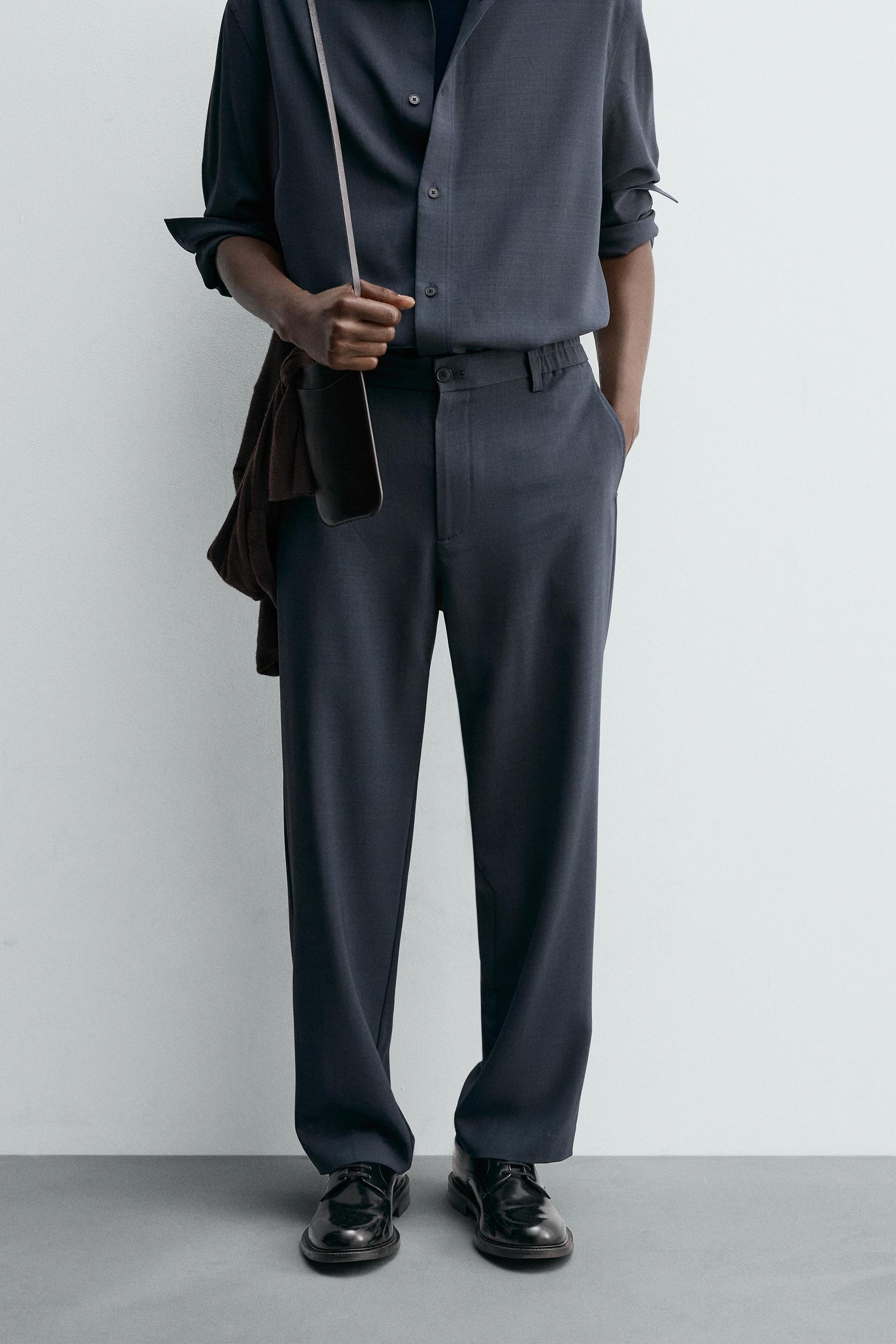 RELAXED FIT FLOWING TROUSERS - Image 2