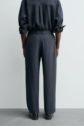 RELAXED FIT FLOWING TROUSERS - Image 3