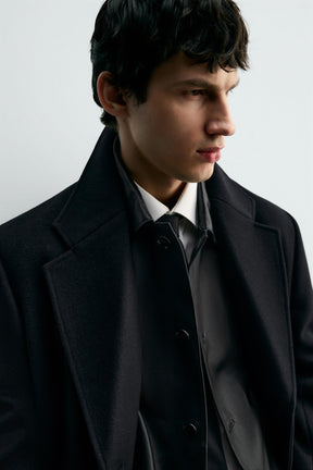 WOOL BLEND DOUBLE-BREASTED COAT - Image 6