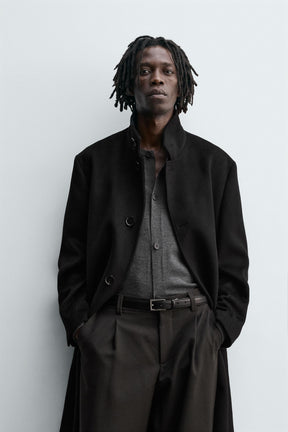 WOOL TEXTURED COAT - Image 2