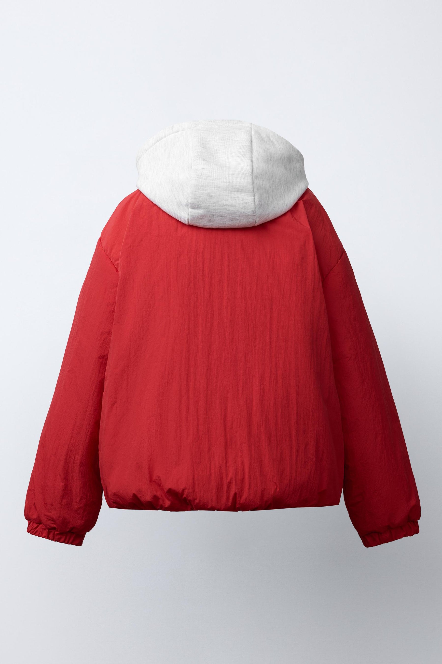 HOODED PUFFER JACKET WITH FLEECE LINING - Image 2