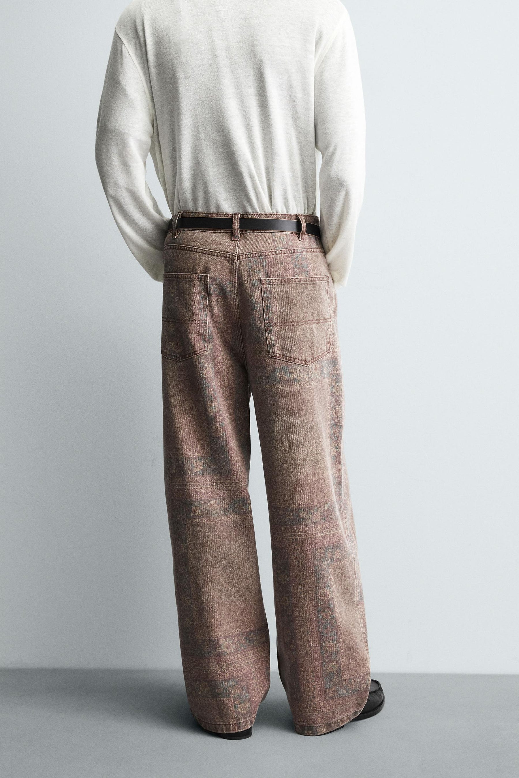 BANDANA PRINT BAGGY FIT TROUSERS - Image 3