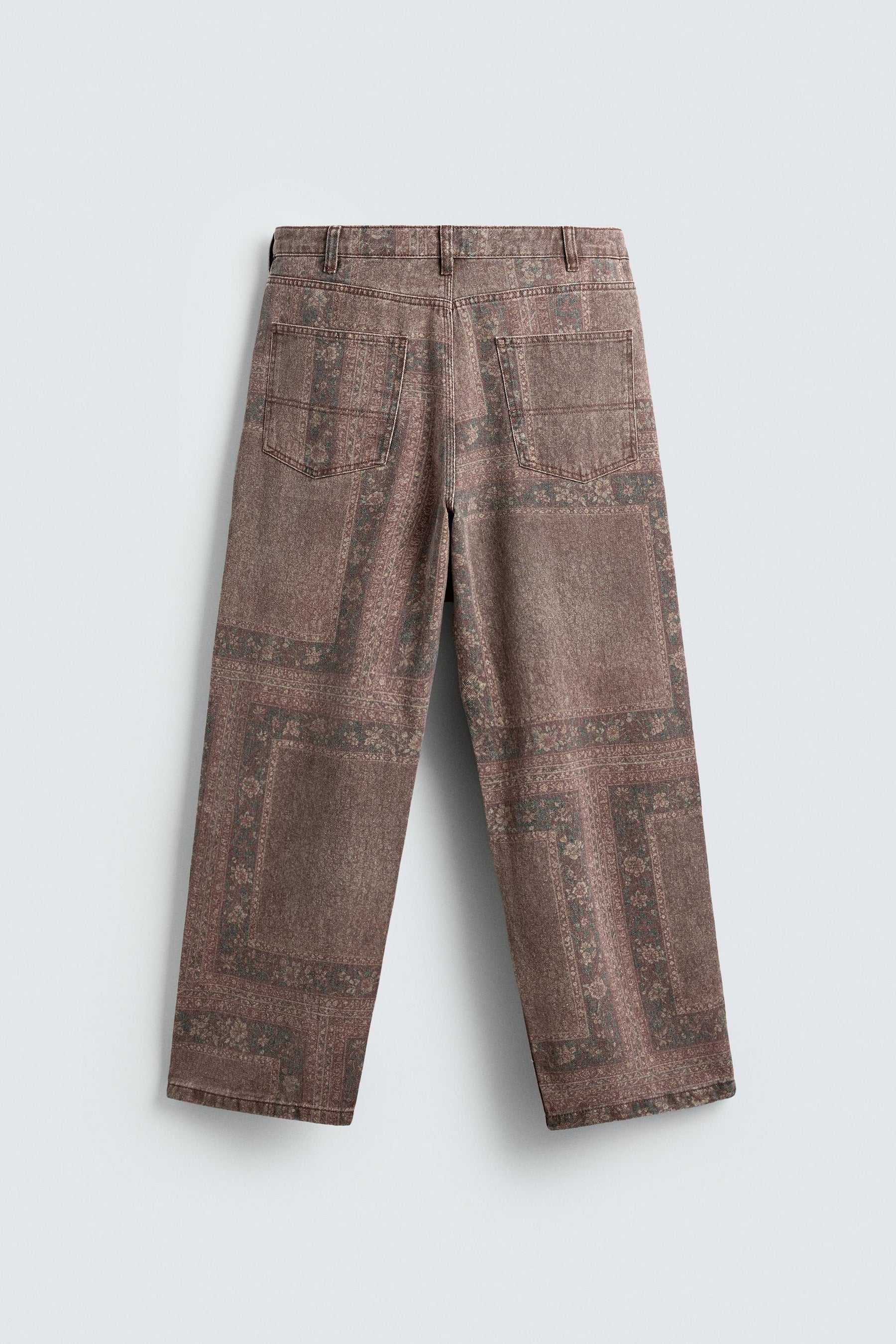 BANDANA PRINT BAGGY FIT TROUSERS - Image 7