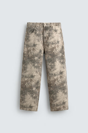 ABSTRACT PRINT BAGGY FIT TROUSERS - Image 7