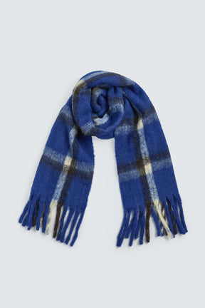 BRUSHED CHECK SCARF - Image 4