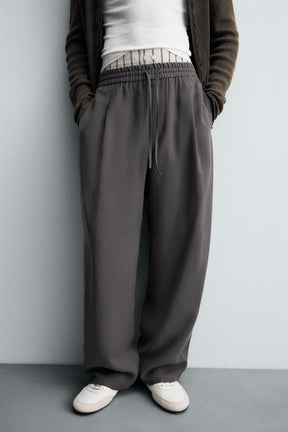 FLOWING TROUSERS WITH STITCHING - Image 5