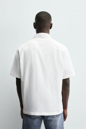 COTTON/LINEN SHIRT - Image 3