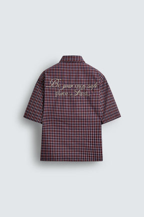 EMBROIDERED CHECK SHIRT - Image 7