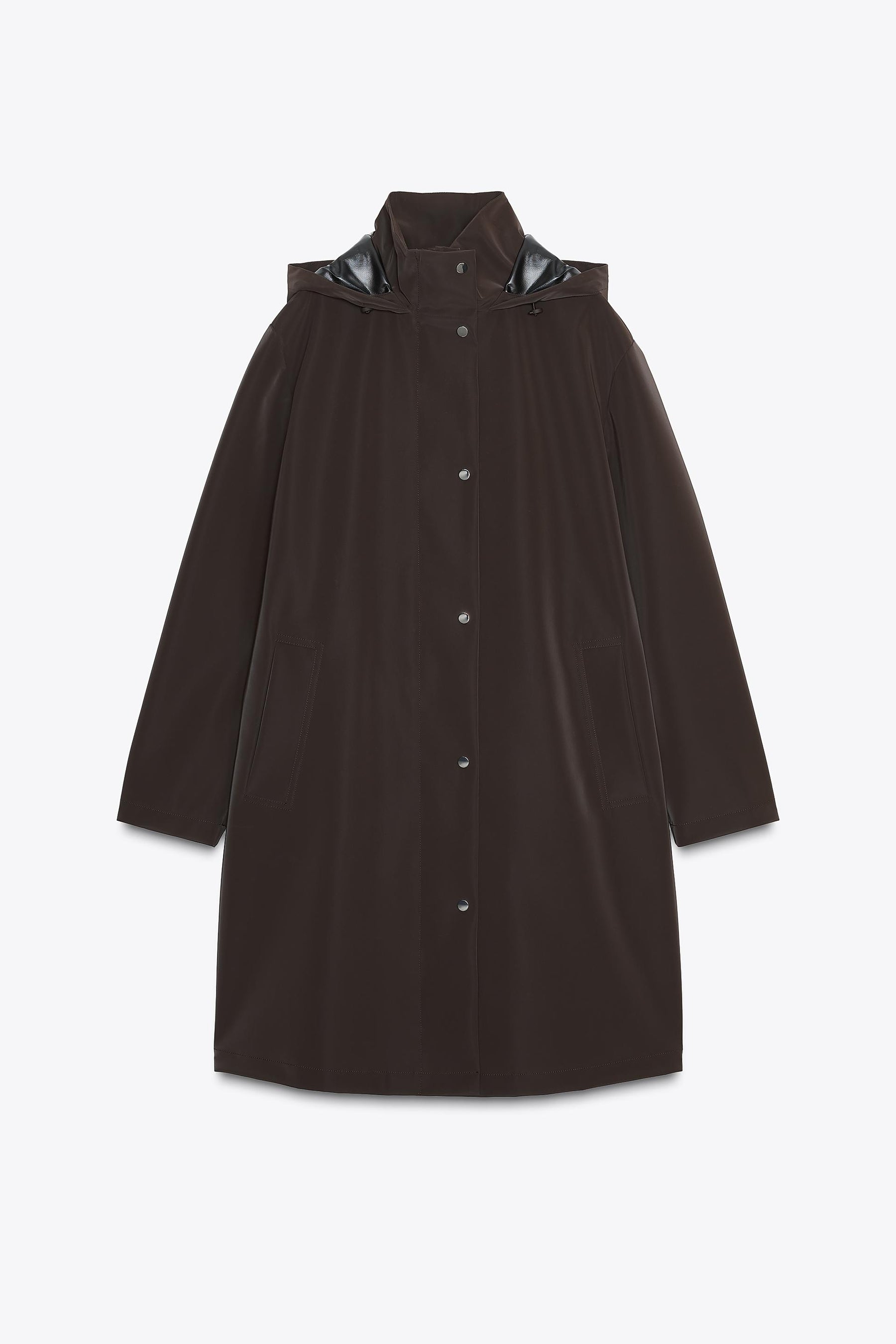 RUBBERISED HOODED RAINCOAT - Image 9